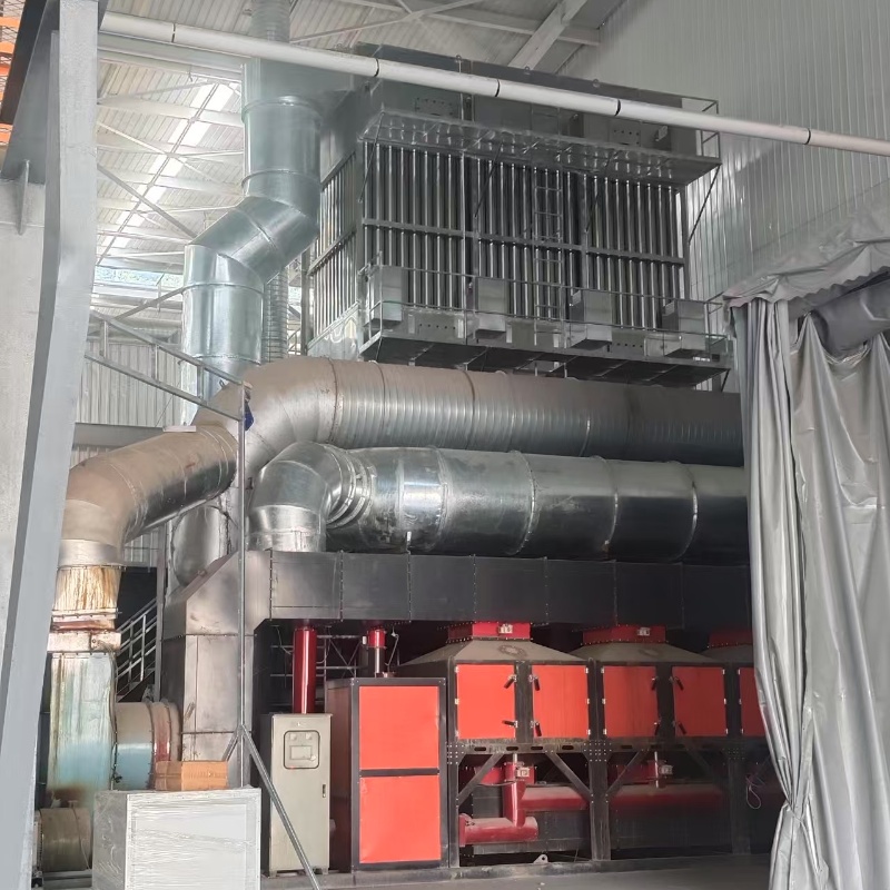 华东科净高压湿式静电油烟净化器设备工作原理