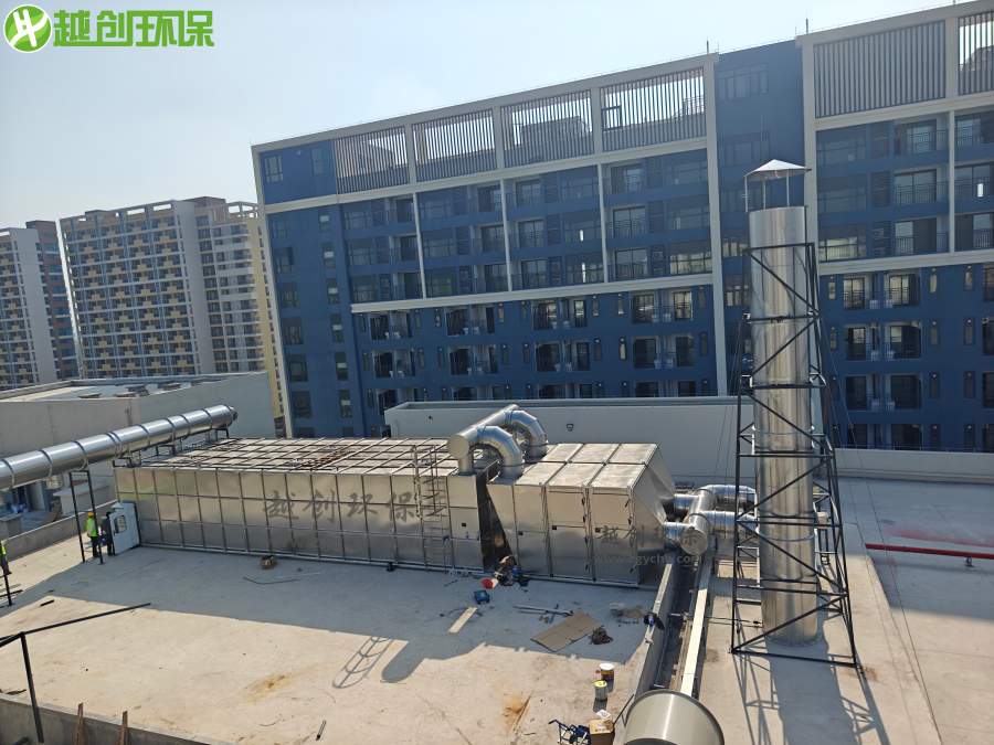 生活污水生物滤池除臭设备+干式过滤活性炭吸附装置