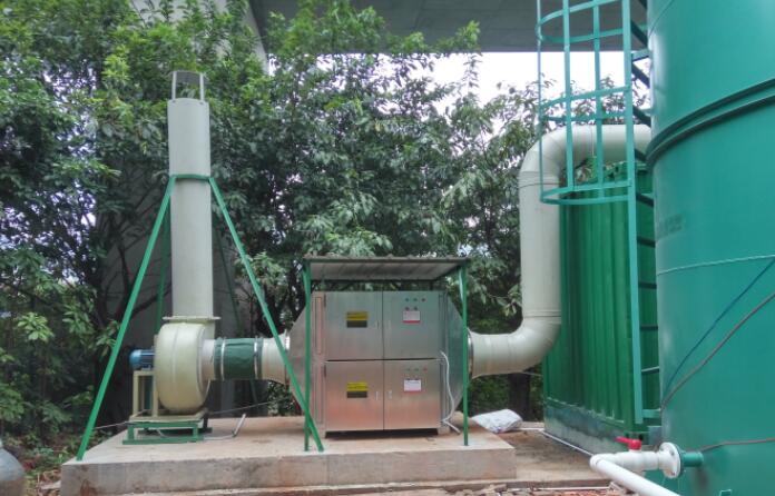 上海力群中镓废水站废气除臭工程