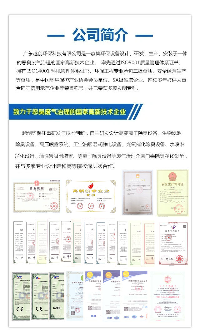 越创环保废气治理除臭