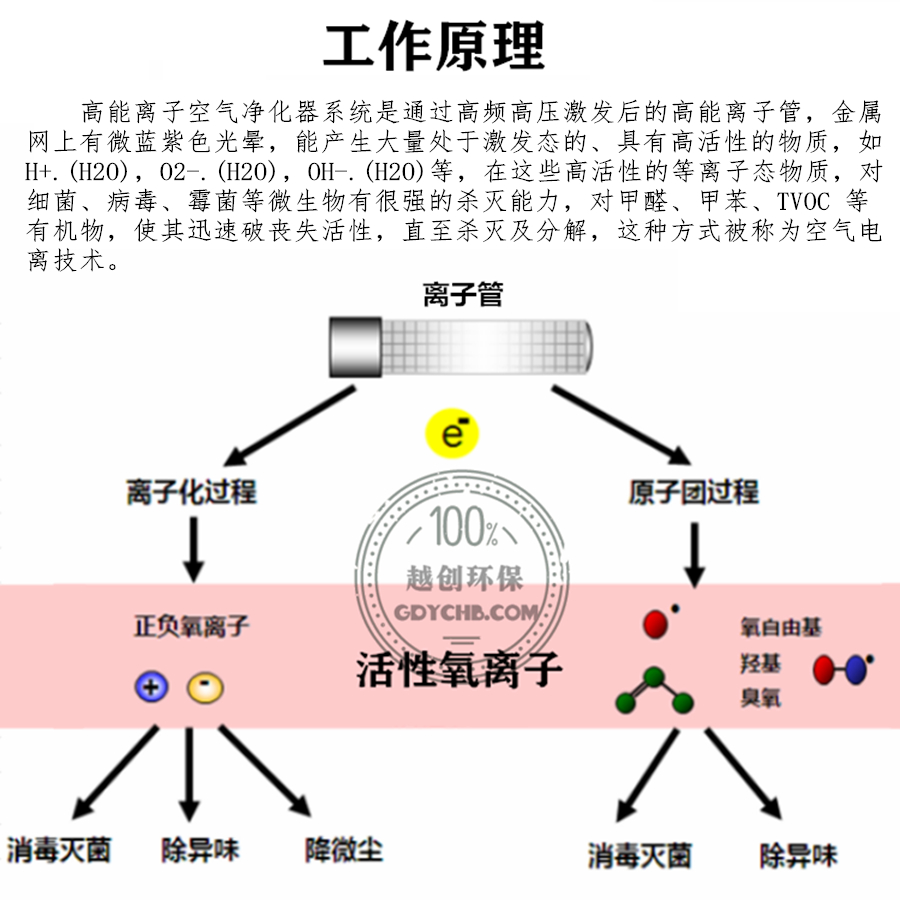 高能离子除臭设备工作原理